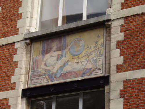 Antwerpen Betogingstraat 9 mozaiek