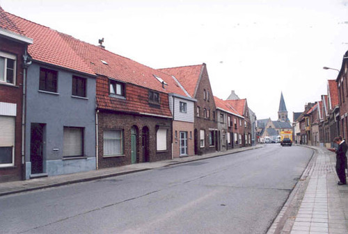 Kortemark Esenstraat straatbeeld