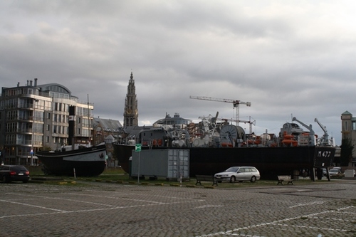 Antwerpen Jordaenskaai boten