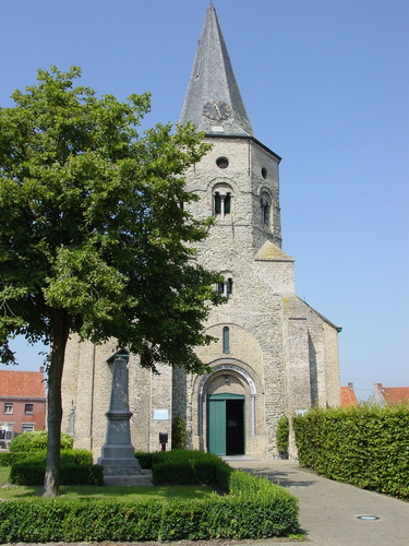 Koekelare Bovekerkestraat zonder nummer toren van de Sint-Gertrudiskerk