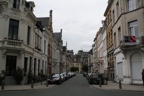Antwerpen Grotebeerstraat straatbeeld