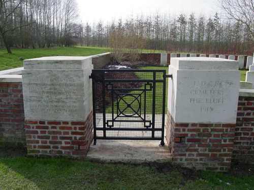 Zillebeke: 1st DCLI Cemetery: toegang