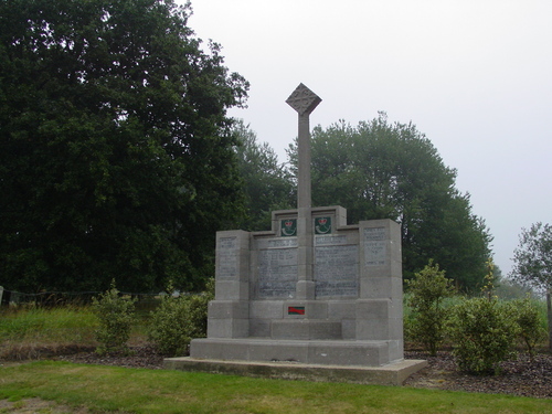 Zillebeke: Hill 60: gedenkteken 14th Light Division