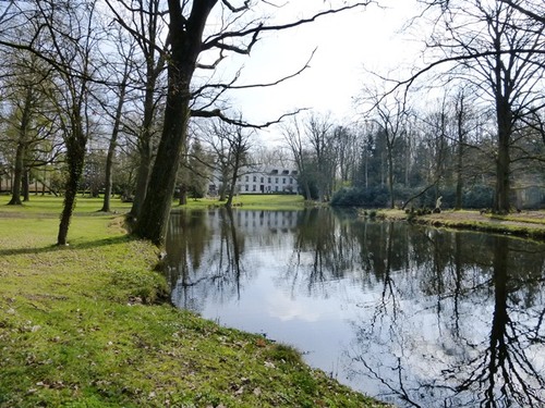 Aarschot Park van het kasteel Nieuwland