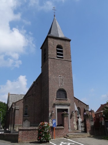 Erpe-Mere Ottergemdorp zonder nummer Kerk Sint-Paulus-Bekering westkant