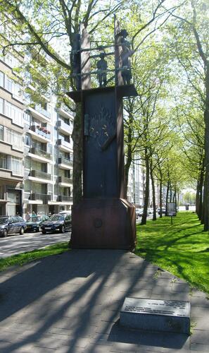 Antwerpen Belgiëlei Monument Joodse Deportatie