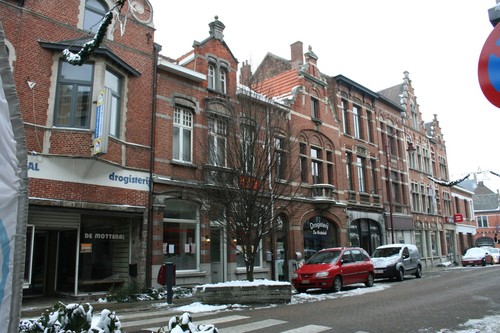 Aarschot Bogaardenstraat straatbeeld pare zijde