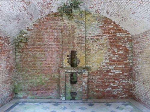 Temse, Kapelstraat z.nr. Fort Steendorp: artillerieingang interieur