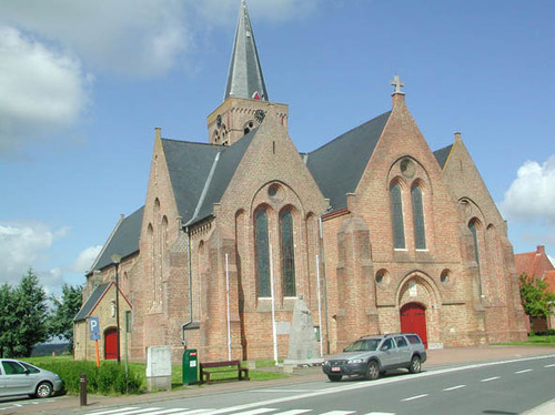 Houthulst Klerken Dorpsstraat zonder nummer kerk