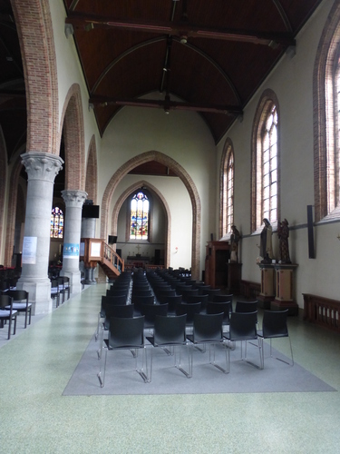 Langemark-Poelkapelle Langemark Kerk Sint-Paulus Bekering interieur