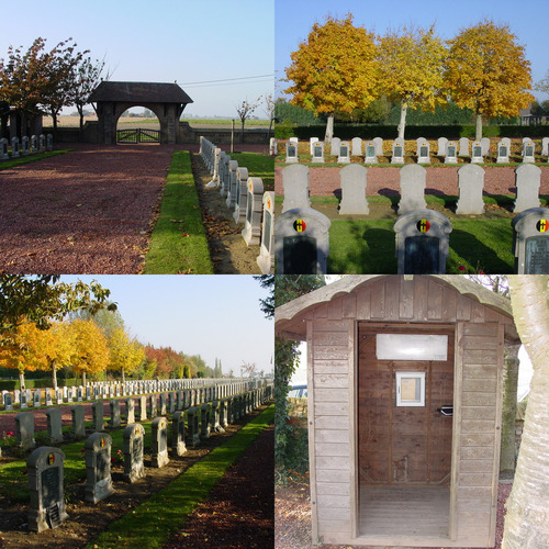 Belgische militaire begraafplaats Hoogstade en omgeving