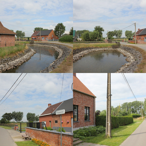 Foto van Dwarsschuur met omgeving